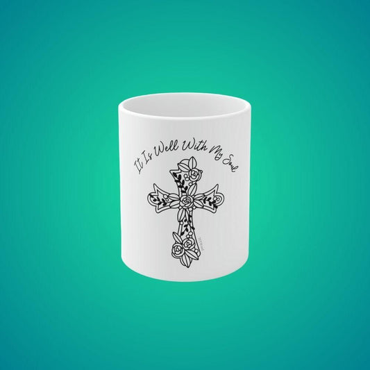 SOUL Cross Ceramic Mug 11oz